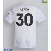 Manchester United Benjamin Sesko #30 Bortedrakt 2025-26 Kortermet